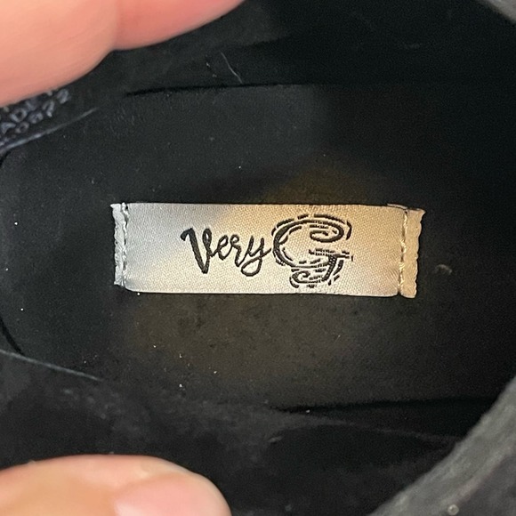 VERY G Bootie Womens 9 Sparkle Late Night Jean Fringe Ankle Boot Black VGLB0353 - Picture 8 of 9